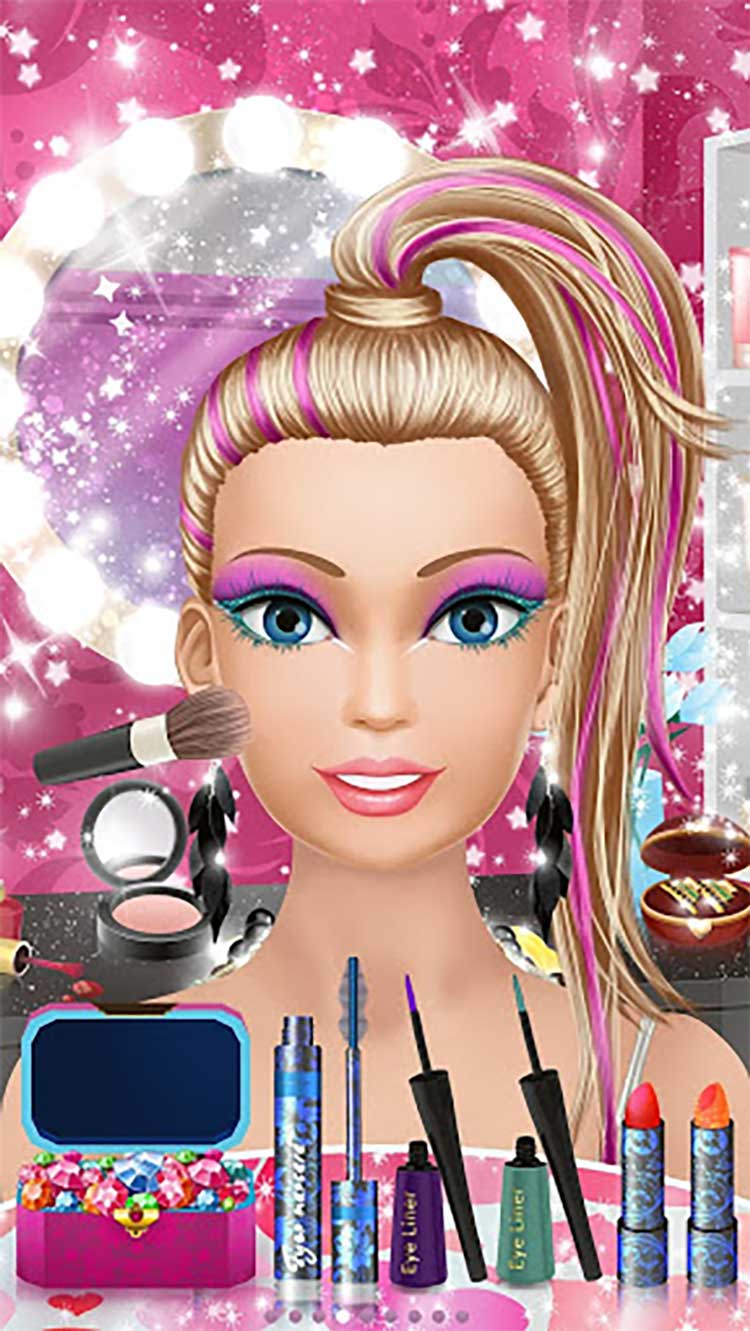 بازی دخترانه Pop Star Beauty Salon