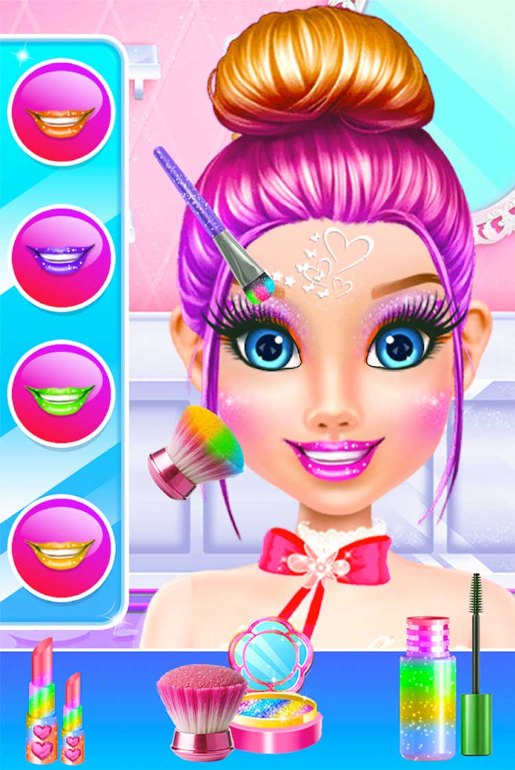 بازی دخترانه Glam Makeup Salon