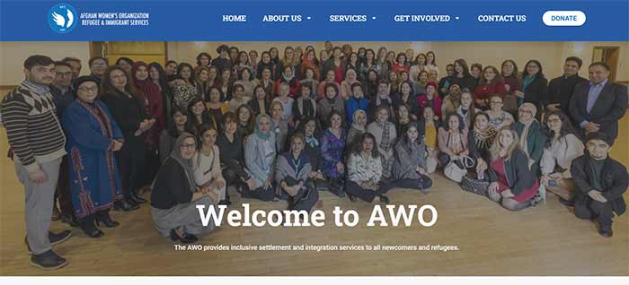 افغانها وبسایت سازمان حمایتی زنان افغان