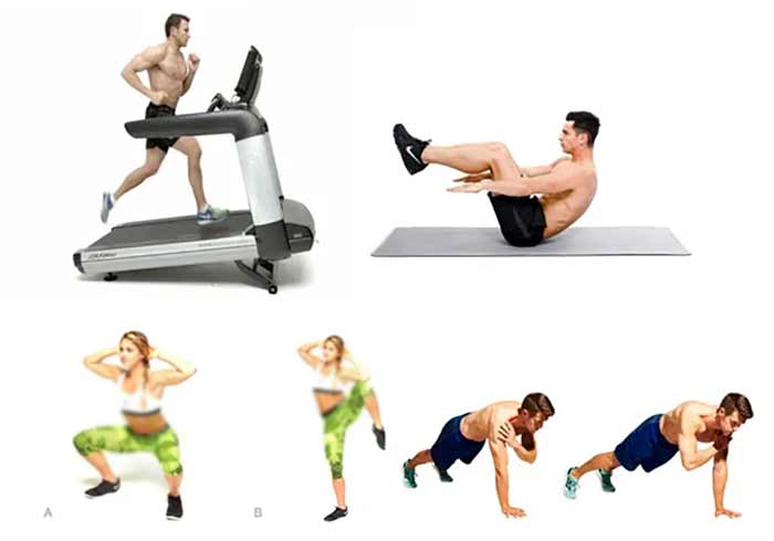 تمرینات HIIT (اینتروال با شدت بالا)