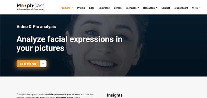 MorphCast Facial Emotion AI ( مورفکَست فِیشال ایموشِن اِی‌آی)