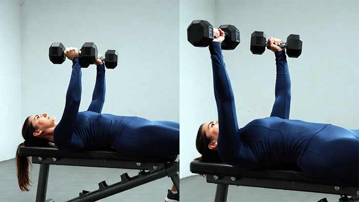حرکات موثر برای سینه در لاغری بالاتنه