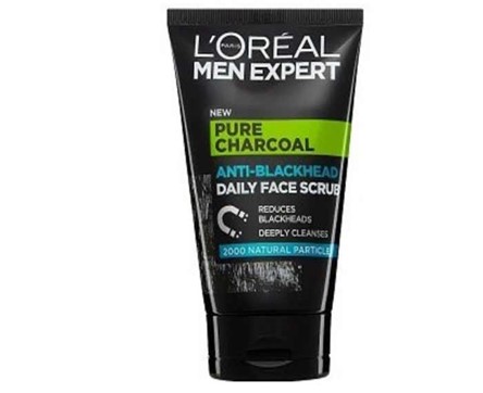 اسکراب صورت لورال مدل MEN EXPERT pure charcoal