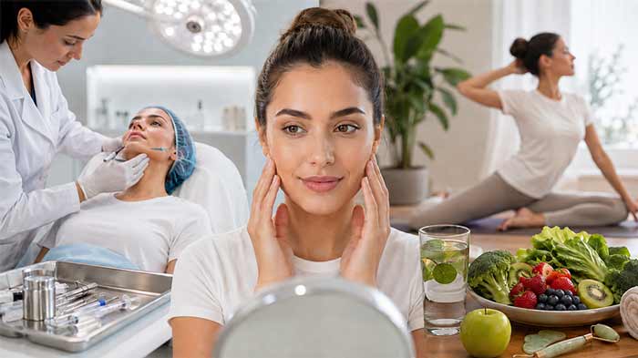 جراحی زیبایی چگونه چربی صورت را از بین ببریم؟ ۱۲ روش جراحی و خانگی
