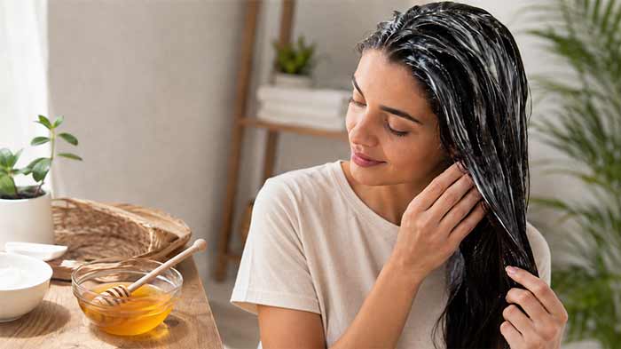 ماسک مو ماسک ماست و عسل
